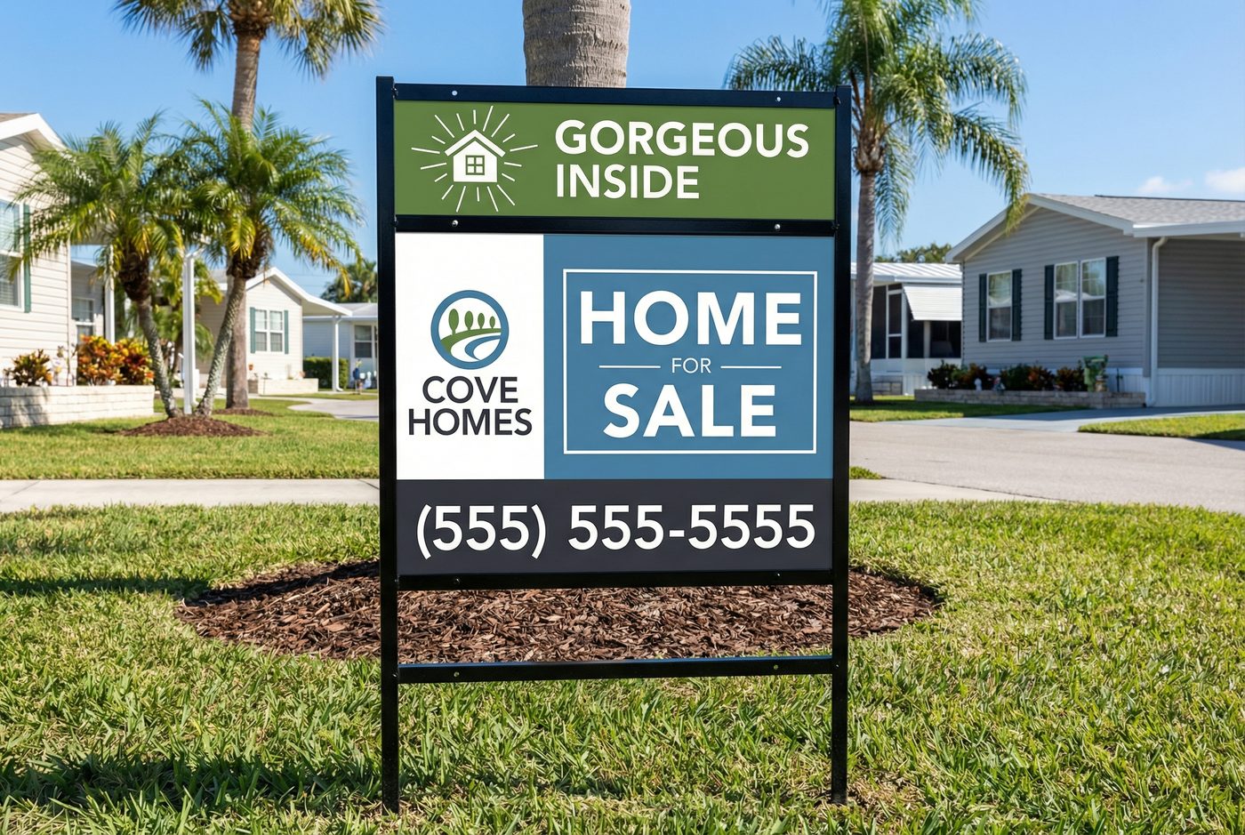 Property signage concept, alternate